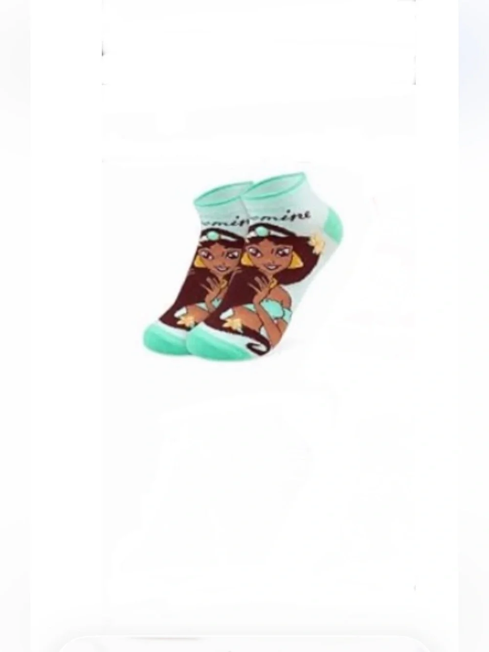 Princess Jasmine Ankle Socks